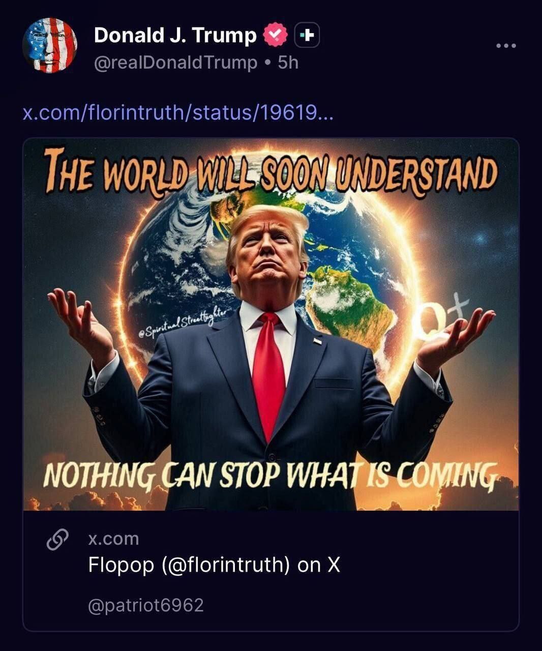 عکس| پیام عجیب ترامپ بعد از غیبت جنجالی عکس| پیام عجیب ترامپ بعد از غیبت جنجالی