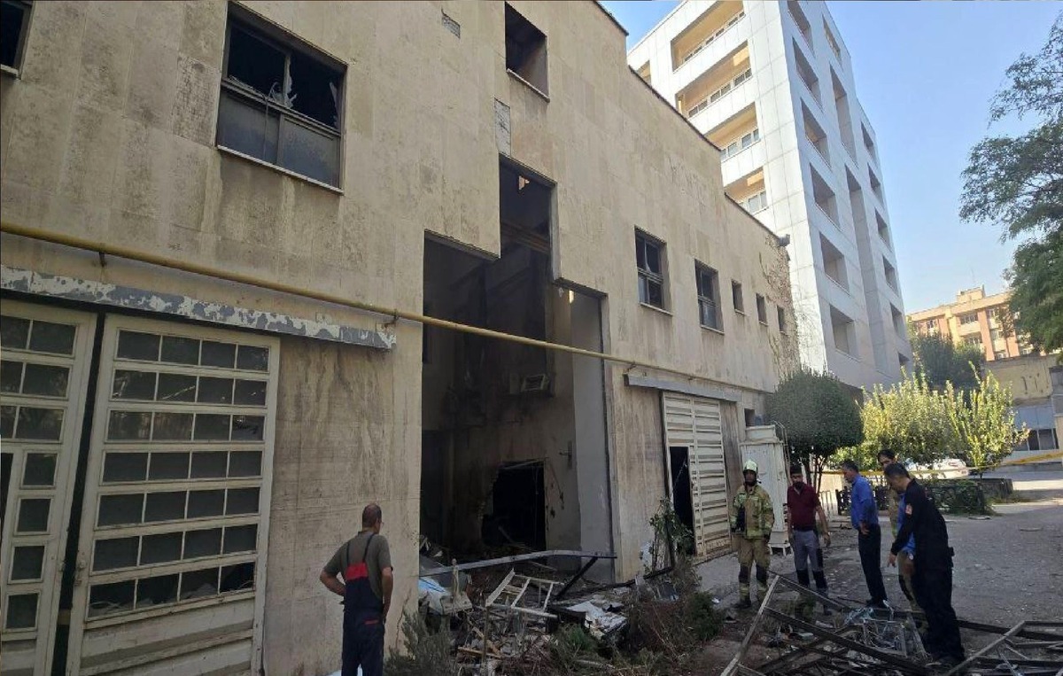 تصاویر جدید از انفجار در دانشگاه تهران