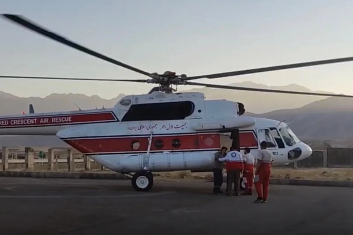 ببینید| اولین تصویر از محل سقوط بالگرد هلال احمر در اشترانکوه