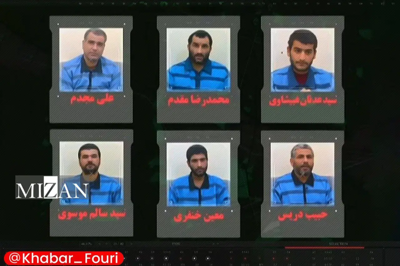 اولین تصویر از ۶ تروریستی که صبح امروز اعدام شدند