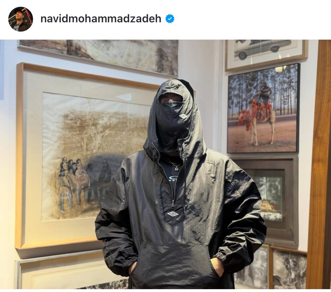 عکس| استایل عجیب نوید محمدزاده