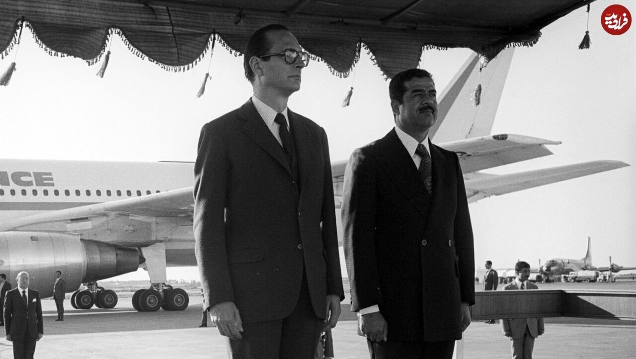 عکس| استقبال صدام از نخستوزیر فرانسه در بغداد؛ سال ۱۳۵۳ عکس| استقبال صدام از نخستوزیر فرانسه در بغداد؛ سال ۱۳۵۳