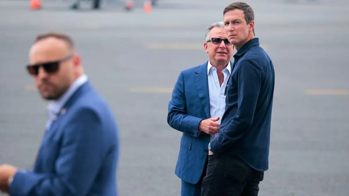 ببینید| بازدید ویتکاف و داماد ترامپ از غزه