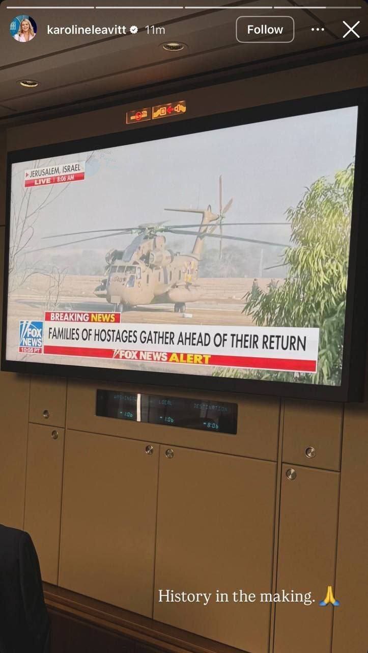 استوری سخنگوی کاخ سفید از پیگیری فرایند تبادل اسرا +عکس