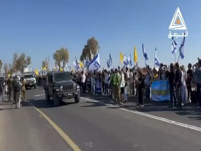 ببینید| ورود اولین گروه از اسرای اسرائیل آزاده‌شده به پایگاه رعیم