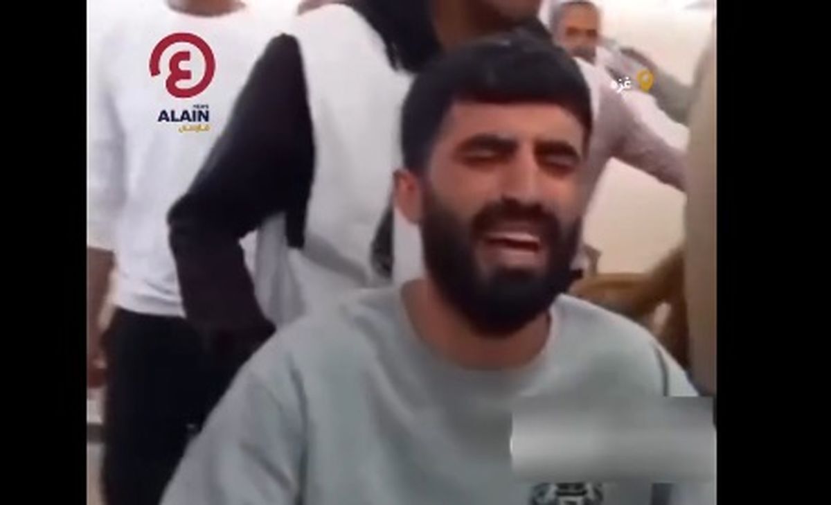 ببینید| اسیر فلسطینی که شادی آزادی‌اش ناتمام ماند