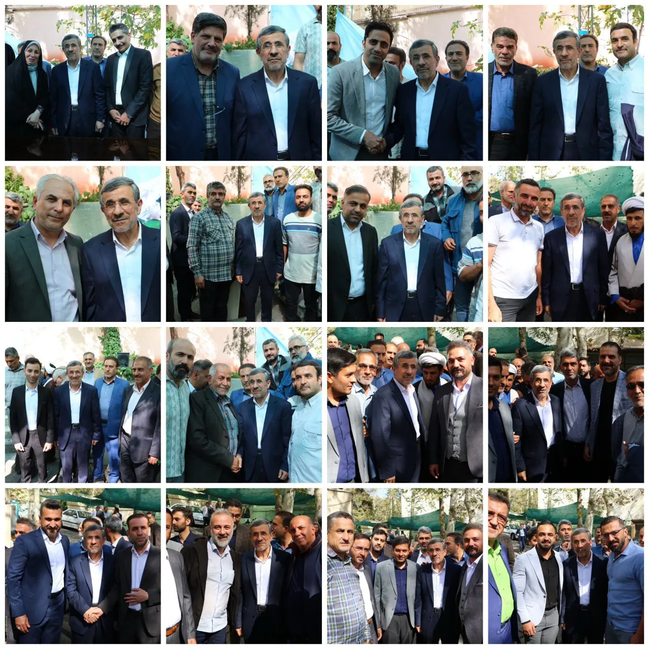 احمدینژاد در جمع فعالان سیاسی و هوادارانش +تصاویر 1