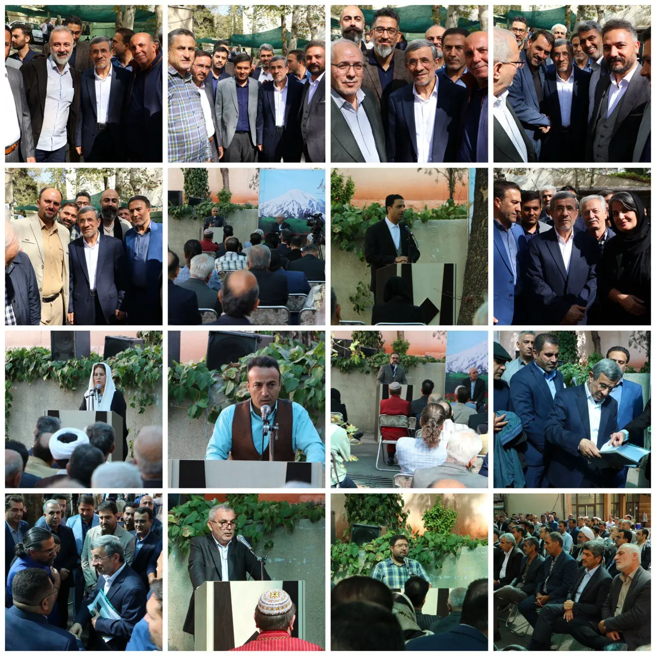 احمدینژاد در جمع فعالان سیاسی و هوادارانش +تصاویر 2