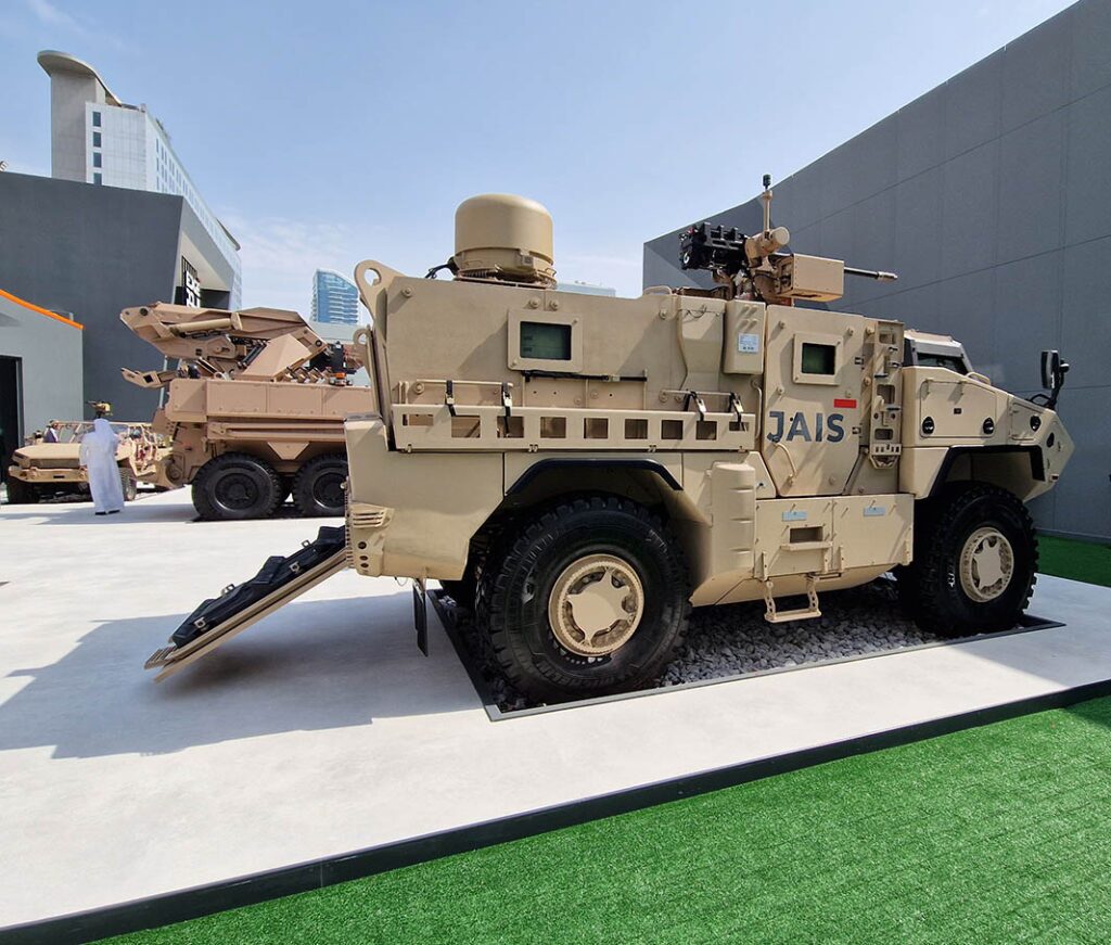 مشخصات خودروی ضدمین JAIS