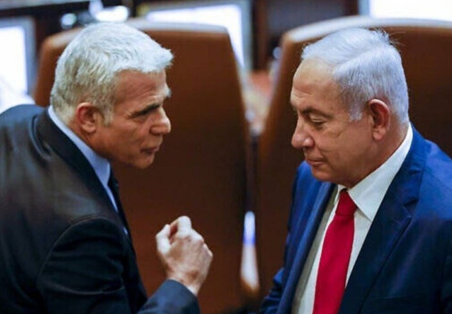 کنایه لاپید به نتانیاهو : شما گفتید ایران را بمباران کردیم کنایه لاپید به نتانیاهو : شما گفتید ایران را بمباران کردیم