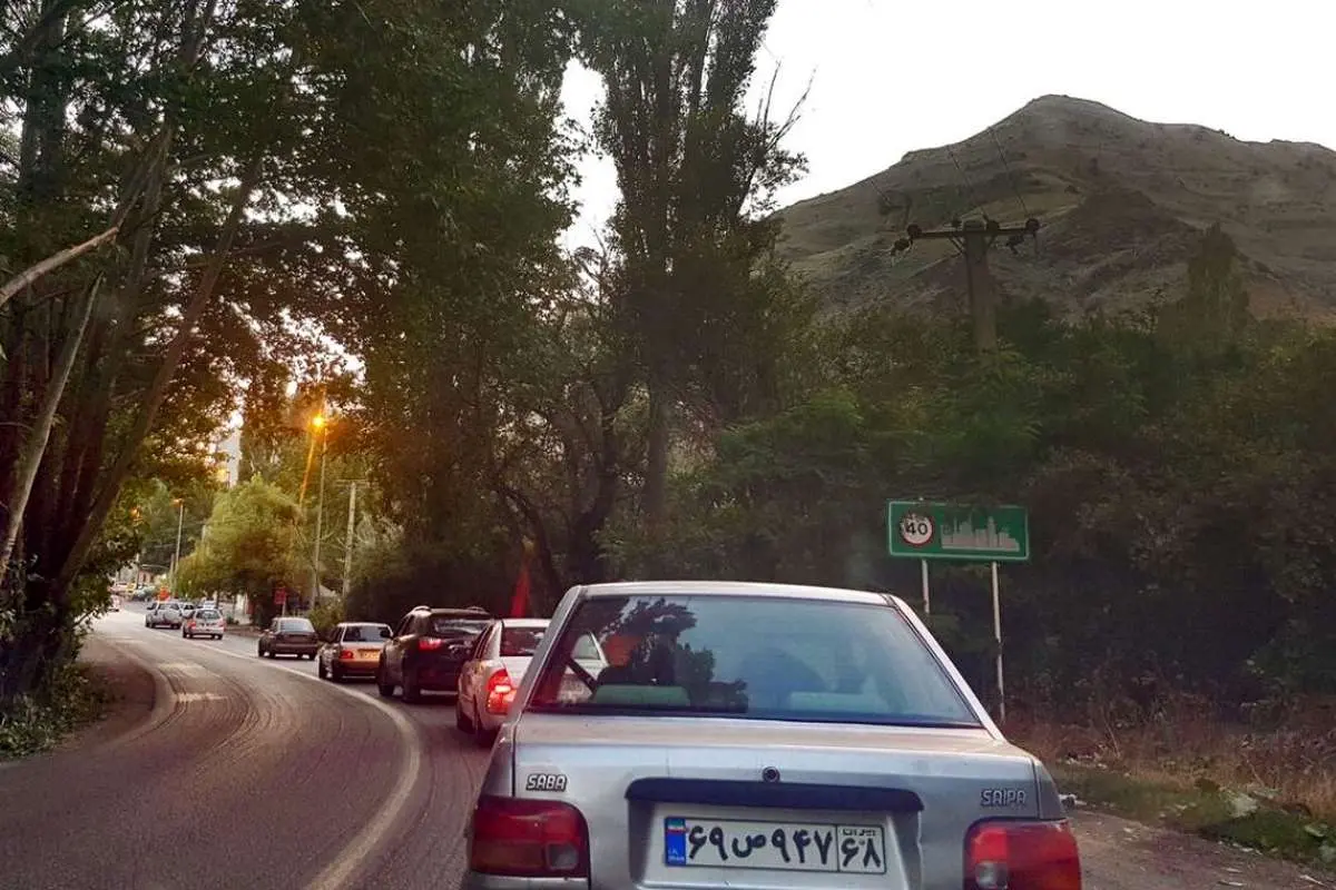 انسداد جاده چالوس در روز جمعه انسداد جاده چالوس در روز جمعه