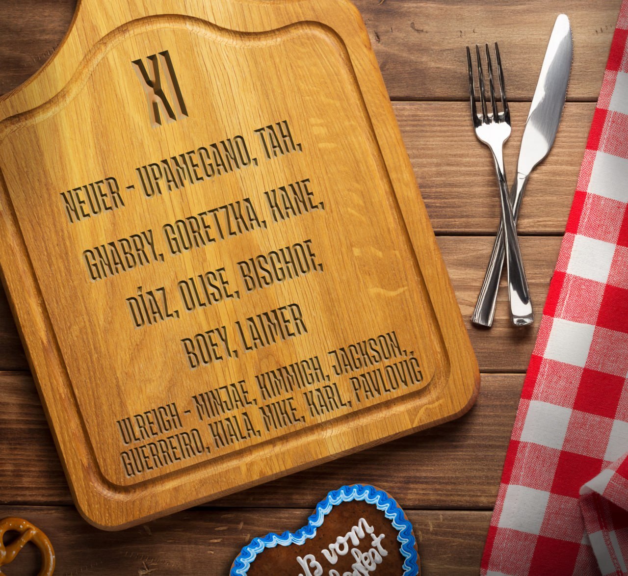 ترکیب بایرن مونیخ برابر وردربرمن