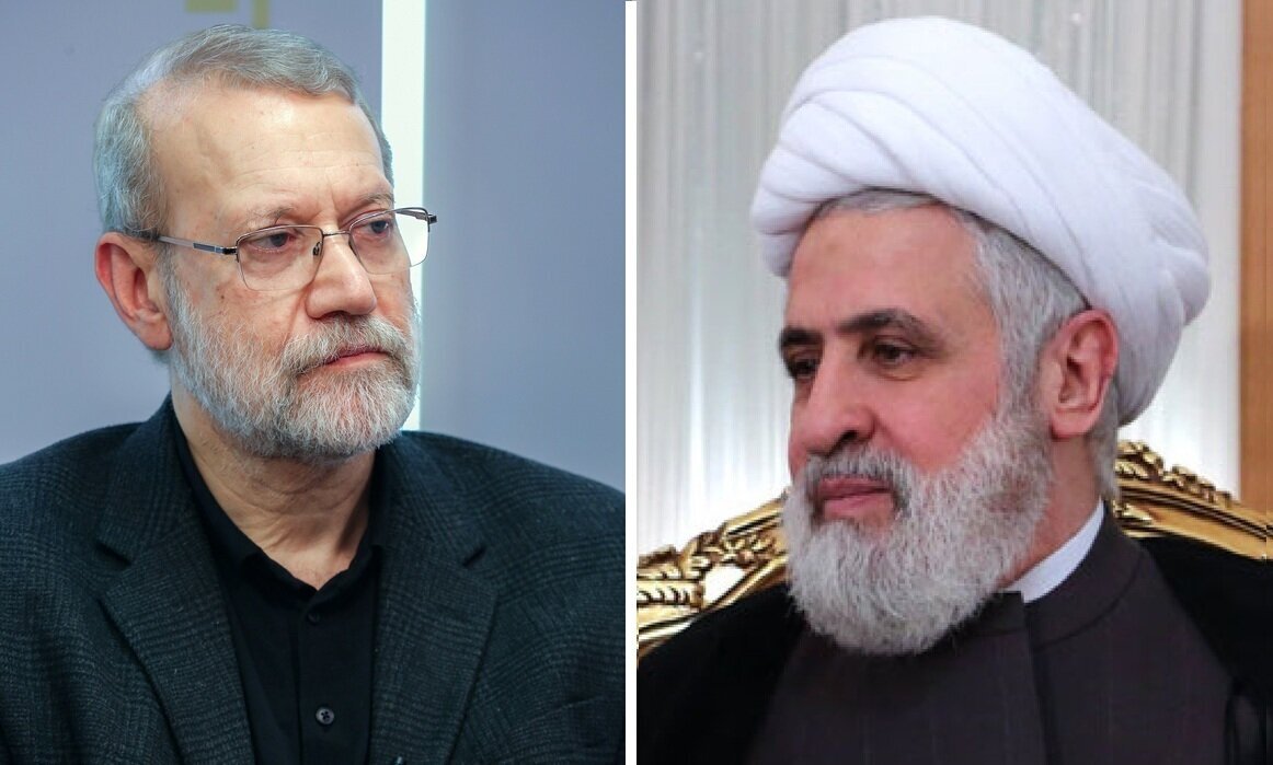 بیانیه حزب‌الله درباره دیدار لاریجانی با شیخ نعیم قاسم