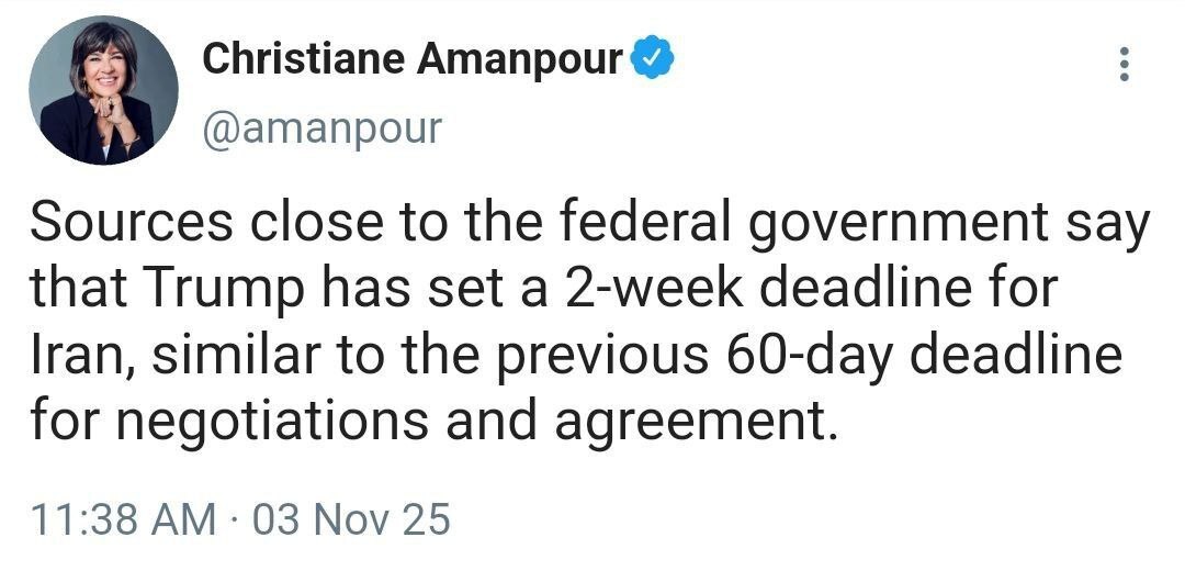 فکت چک | آیا پیام مجری سیانان درباره هشدار آمریکا به ایران واقعی است؟ فکت چک | آیا پیام مجری سیانان درباره هشدار آمریکا به ایران واقعی است؟