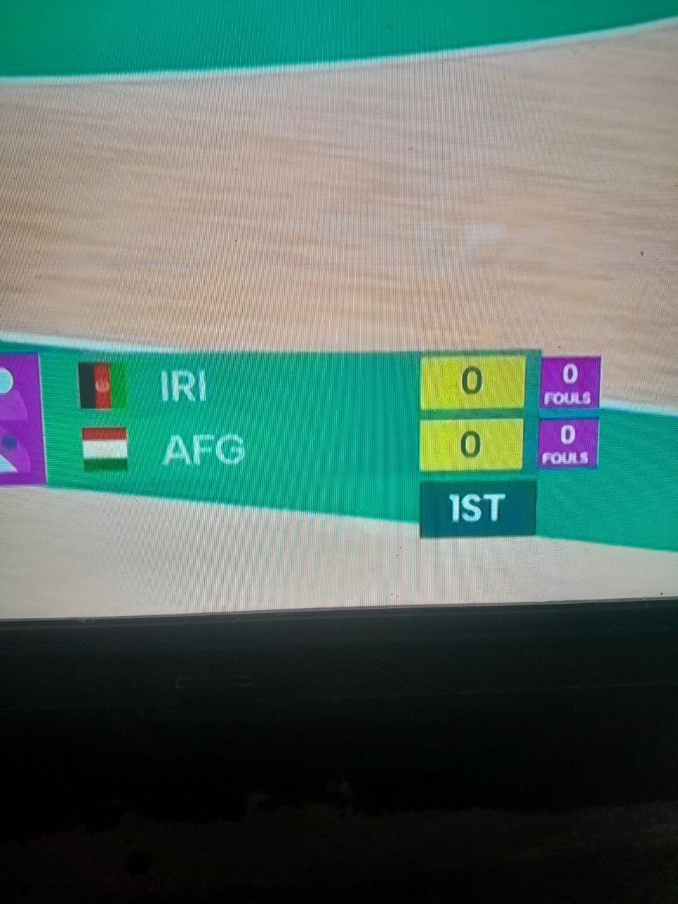 گاف‌های تلویزیون عربستان در بازی فوتسال ایران و افغانستان +عکس