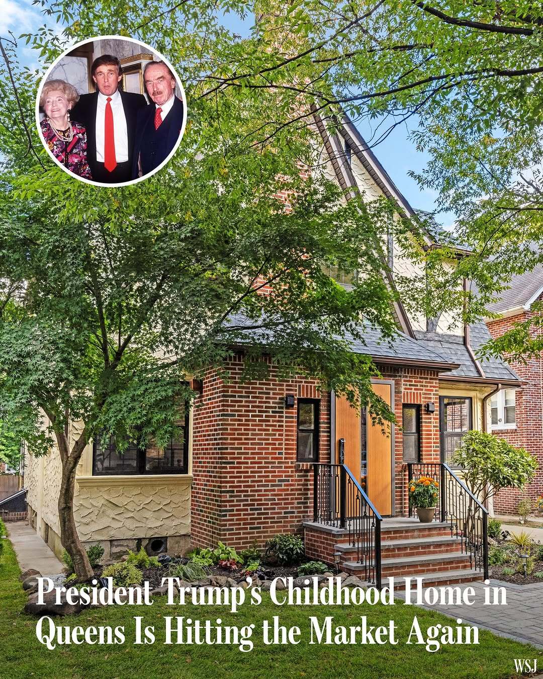 نگاهی به خانه دوران کودکی ترامپ؛ از ساختمانی متروکه تا عمارت ۲.۳ میلیون دلاری خانه ترامپ