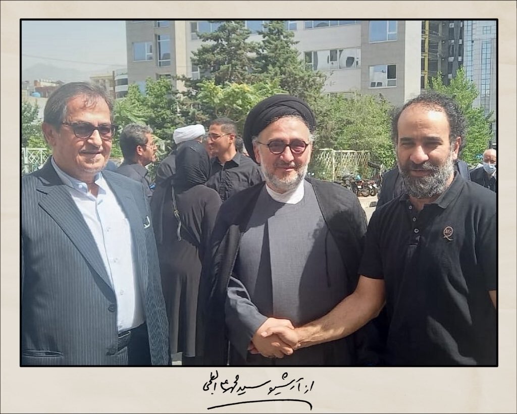 محمدعلی ابطحی  رضا امیرخانی و پدر روح‌الله زم