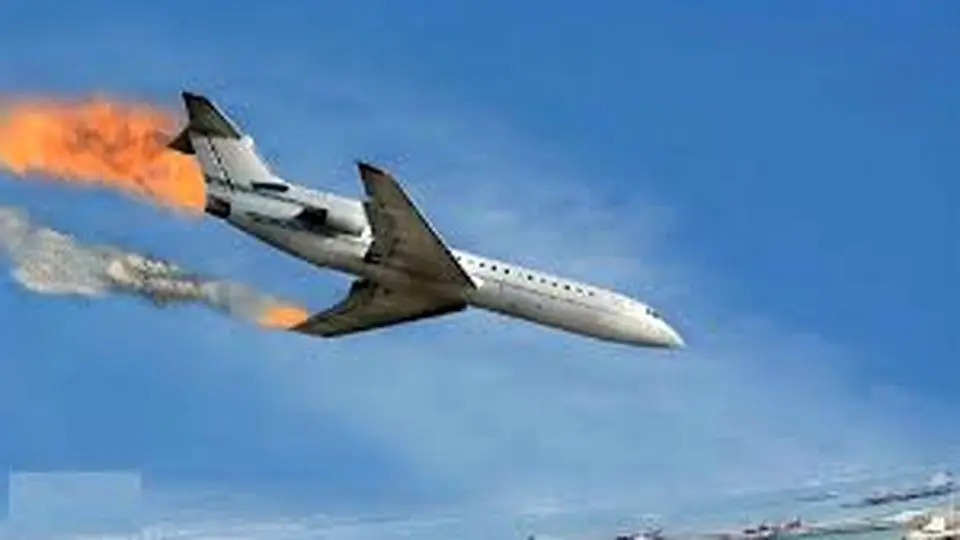 ببینید| لحظه سقوط هواپیمای ترکیه در گرجستان