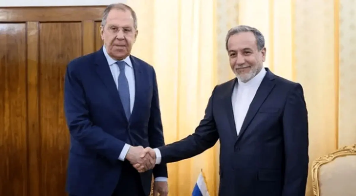 عراقچی و وزیر خارجه روسیه عراقچی و وزیر خارجه روسیه