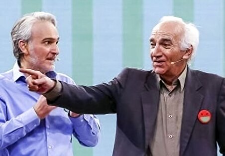 ببینید| گلایه رضا بنفشه‌خواه از پسرش وسط برنامه قیاسی