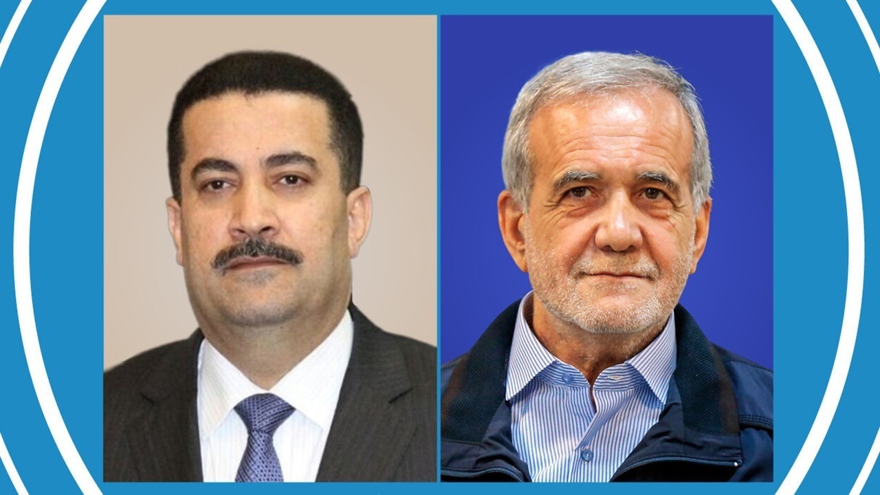 تماس تلفنی پزشکیان و السودانی