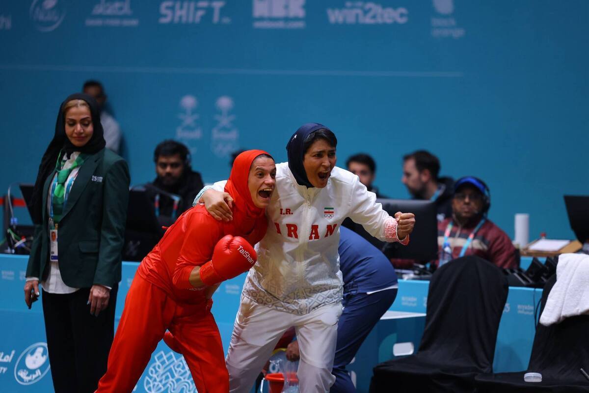 سارا شفیعی در رقابتهای ووشو کشورهای اسلامی  قهرمان شد