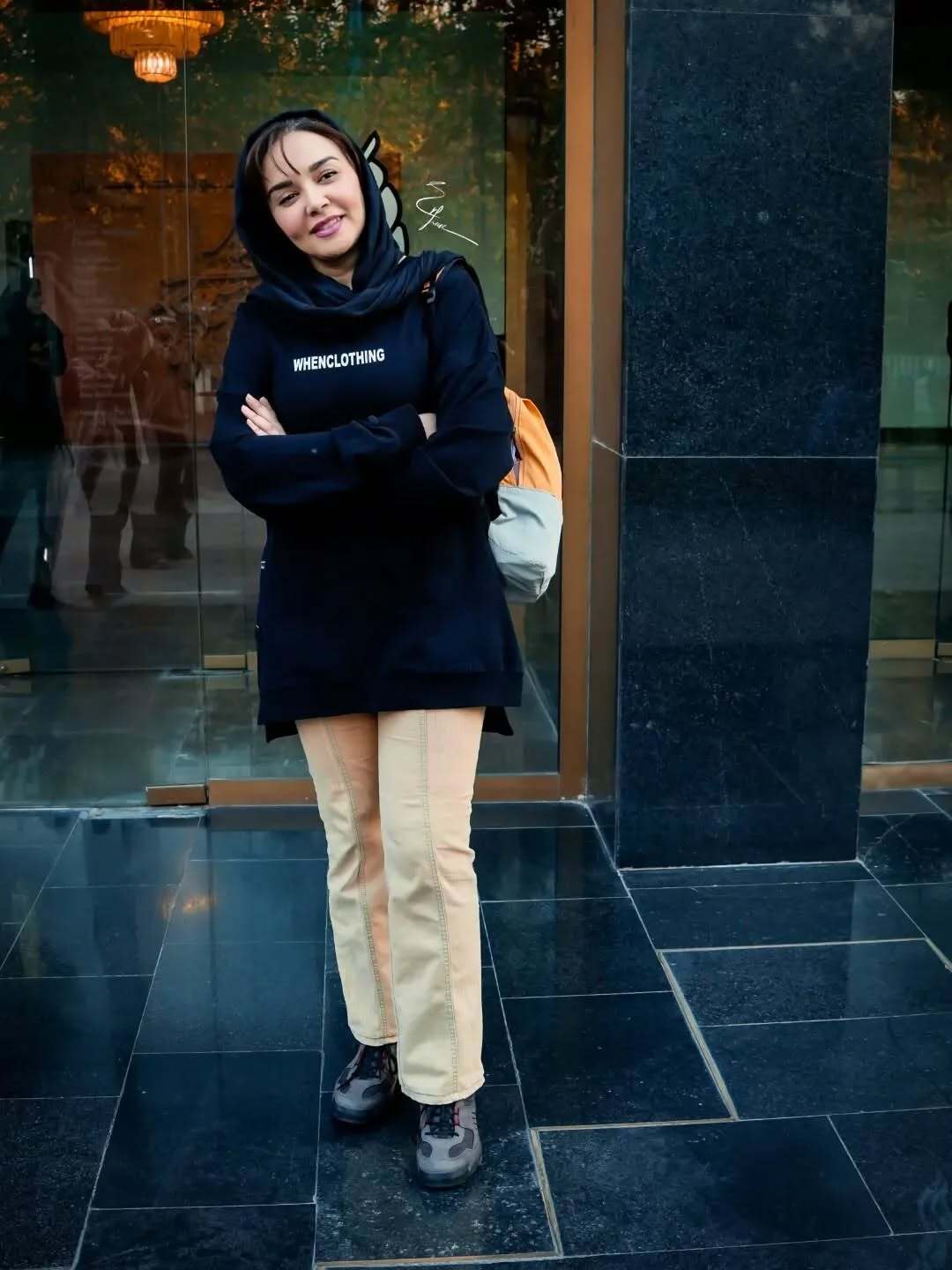 عکس| استایل اسپرت شیرین نون‌خ در تالار وحدت