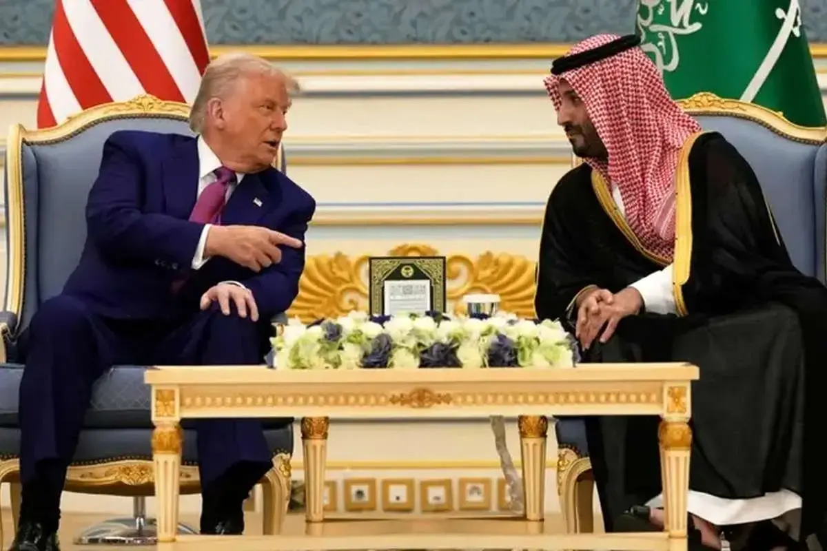 ببینید| واکنش بحث‌برانگیز بن‌سلمان هنگام سخنان ترامپ درباره ایران