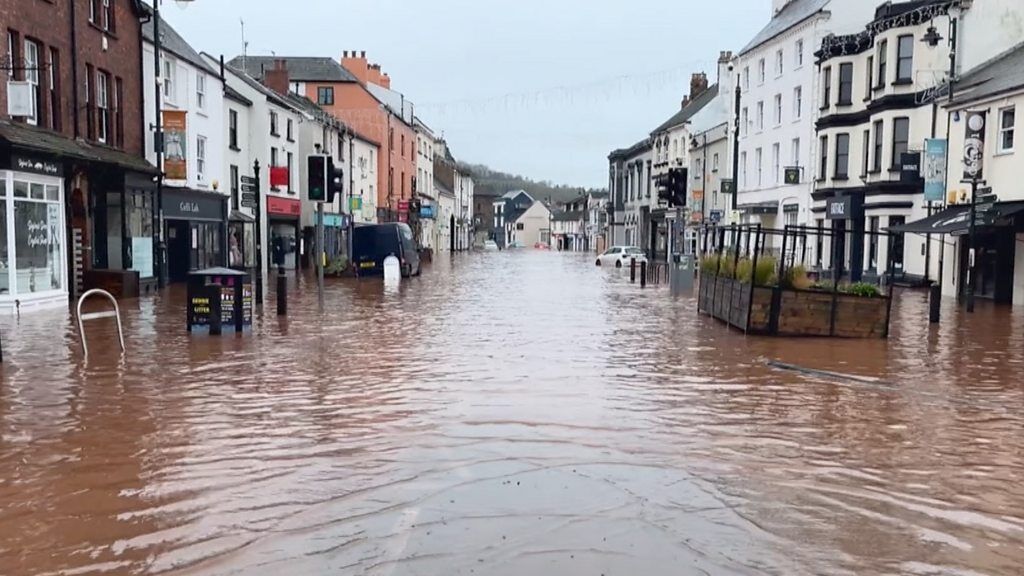 ببینید| خروش ناگهانی رودخانه یک پل معلق را از جا کند