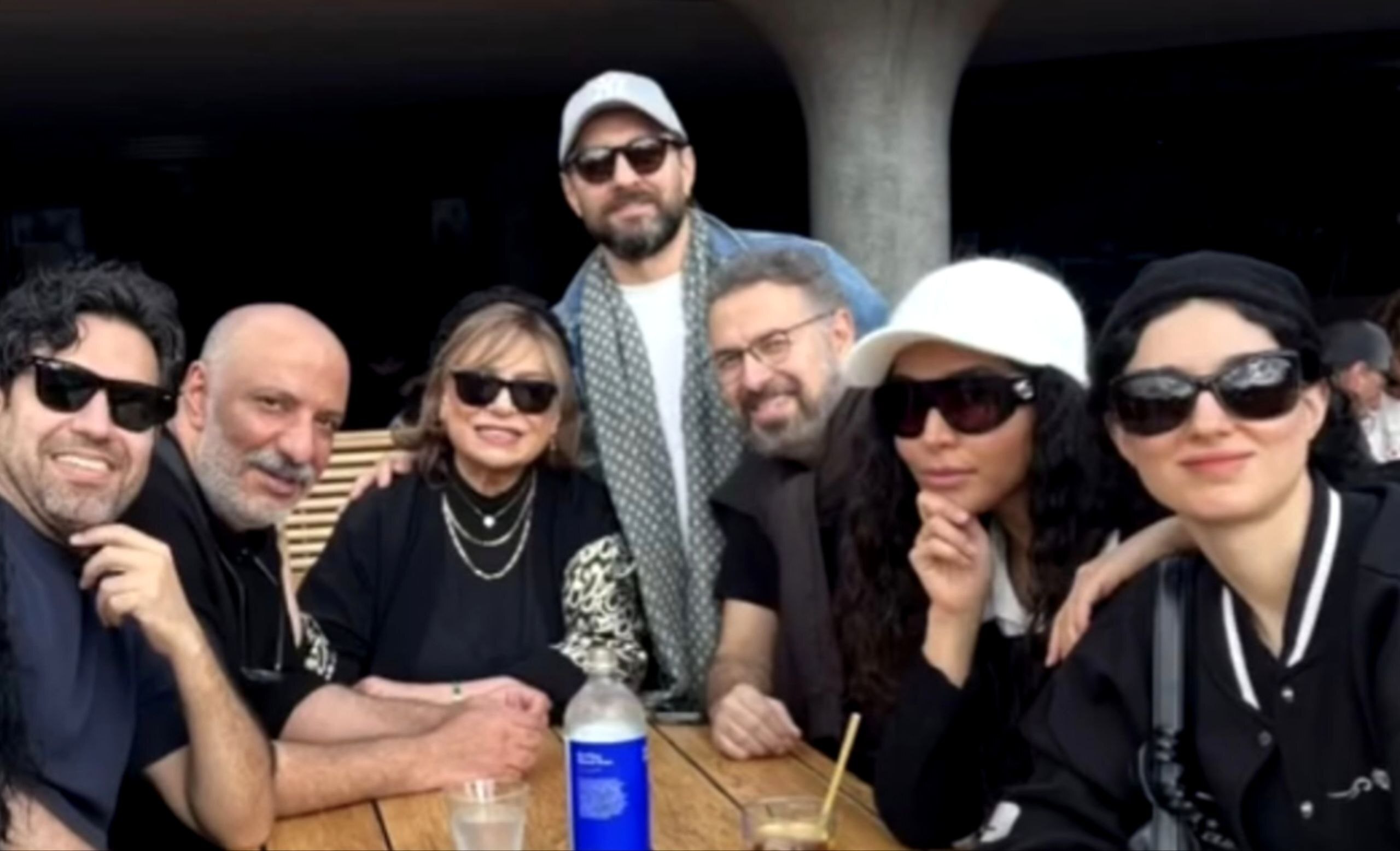 دورهمی بازیگران مشهور ایران در ایتالیا + عکس