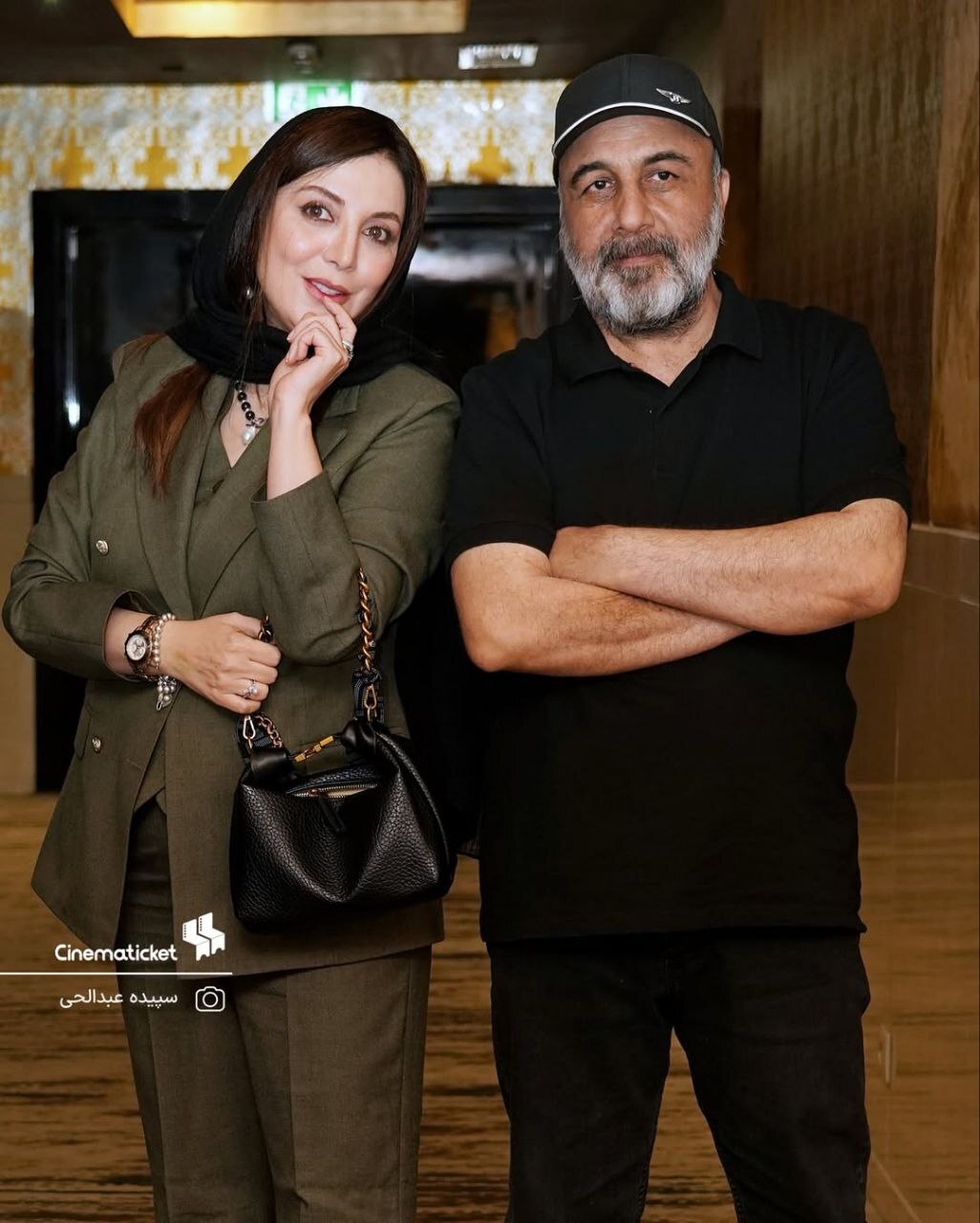 عکسی از رضا عطاران و رویا میرعلمی در اکران مردمی فیلم سینما شهر قصه