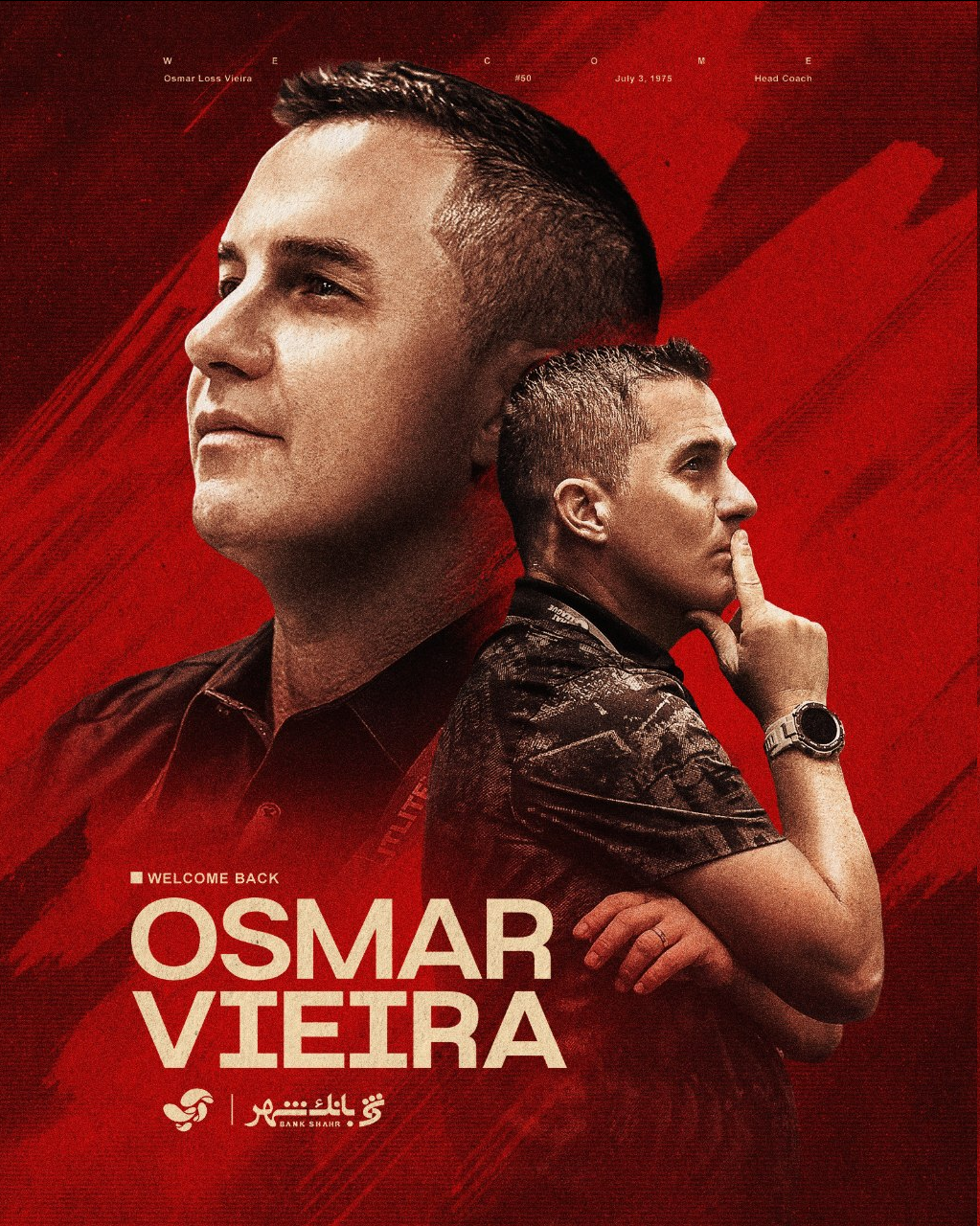 اوسمار رسما سرمربی پرسپولیس شد اوسمار رسما سرمربی پرسپولیس شد