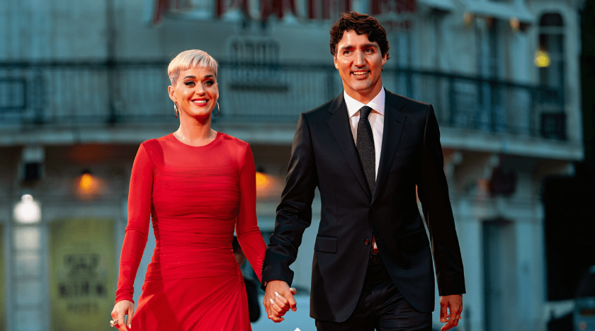 کیتی پری و جاستین ترودو