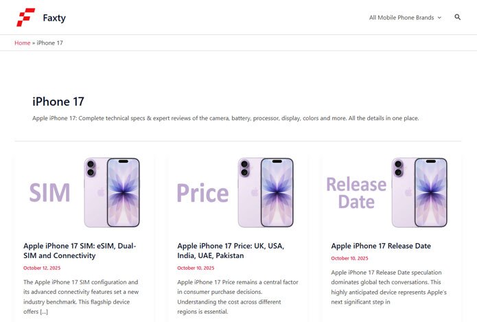 Faxty: مرجع مشخصات فنی گوشی های موبایل، تبلت ها و گجت ها Faxty: مرجع مشخصات فنی گوشی های موبایل، تبلت ها و گجت ها