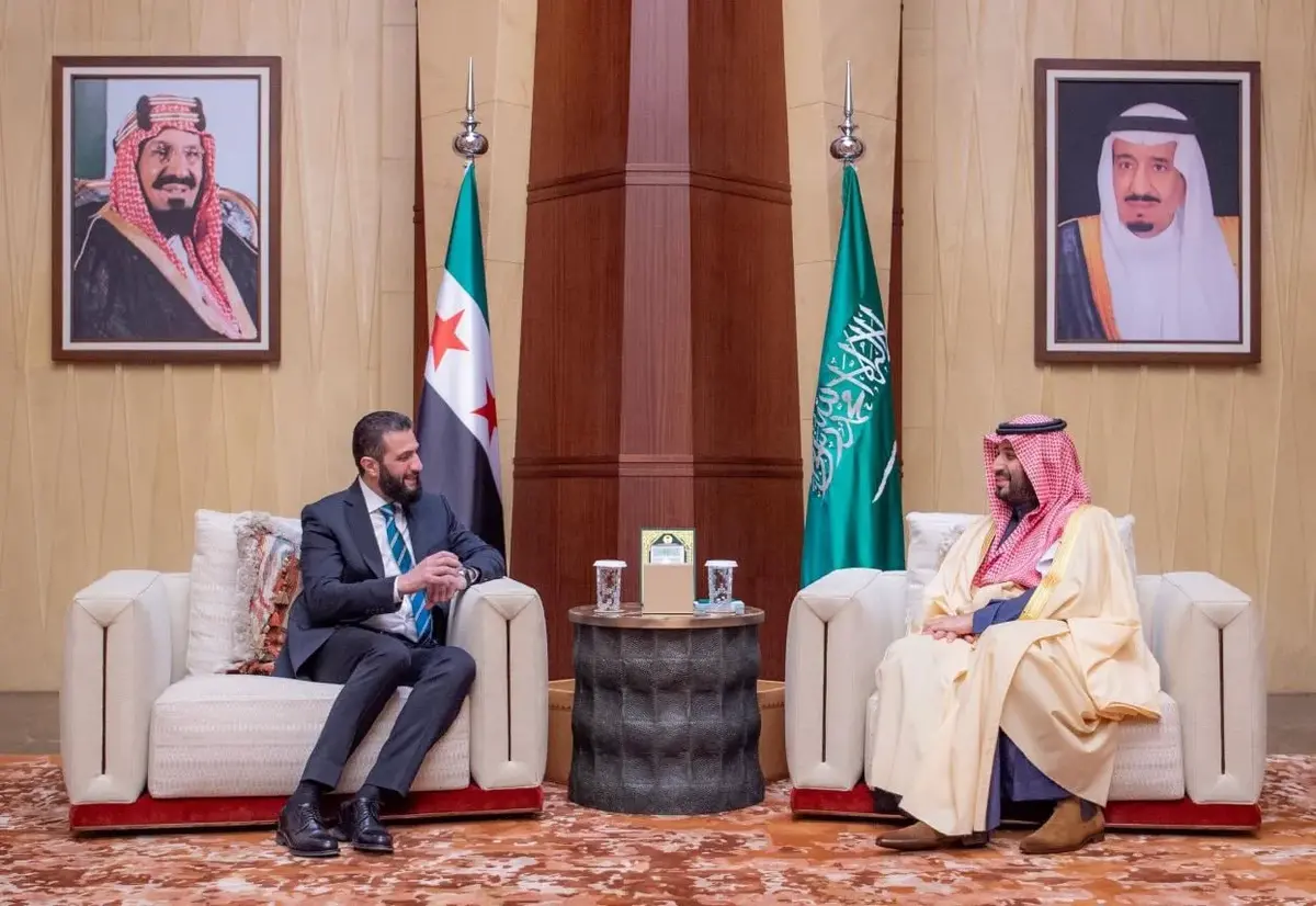 دیدار الجولانی با بن سلمان در ریاض دیدار الجولانی با بن سلمان در ریاض