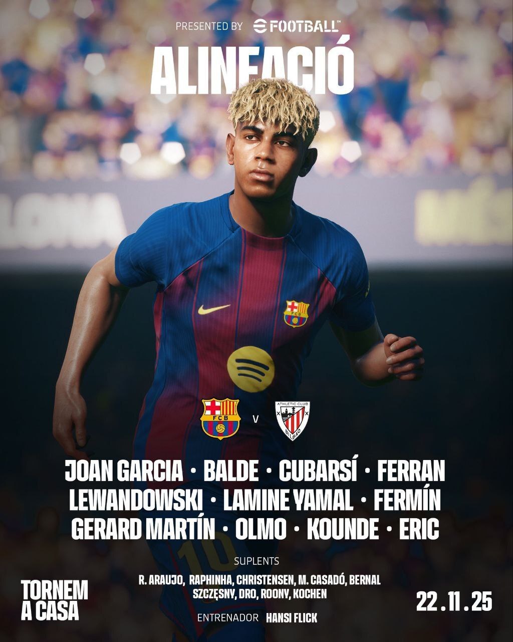 ترکیب بارسلونا مقابل اتلتیک بیلبائو ترکیب بارسلونا مقابل اتلتیک بیلبائو