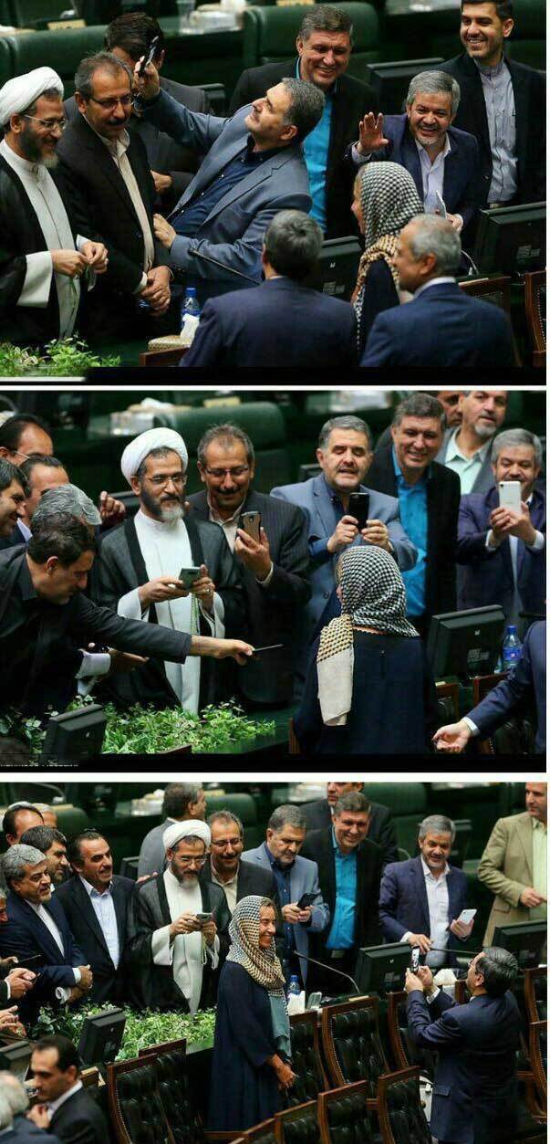نشستن عجیب نمایندگان مجلس ایران سوژه رسانه خارجی + مرور ۱۰ عکس جنجالی از خانه ملت