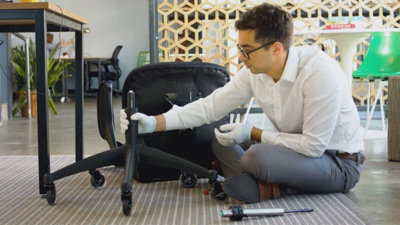 تعمیر صندلی اداری در محل فقط تهران سریع و تضمینی