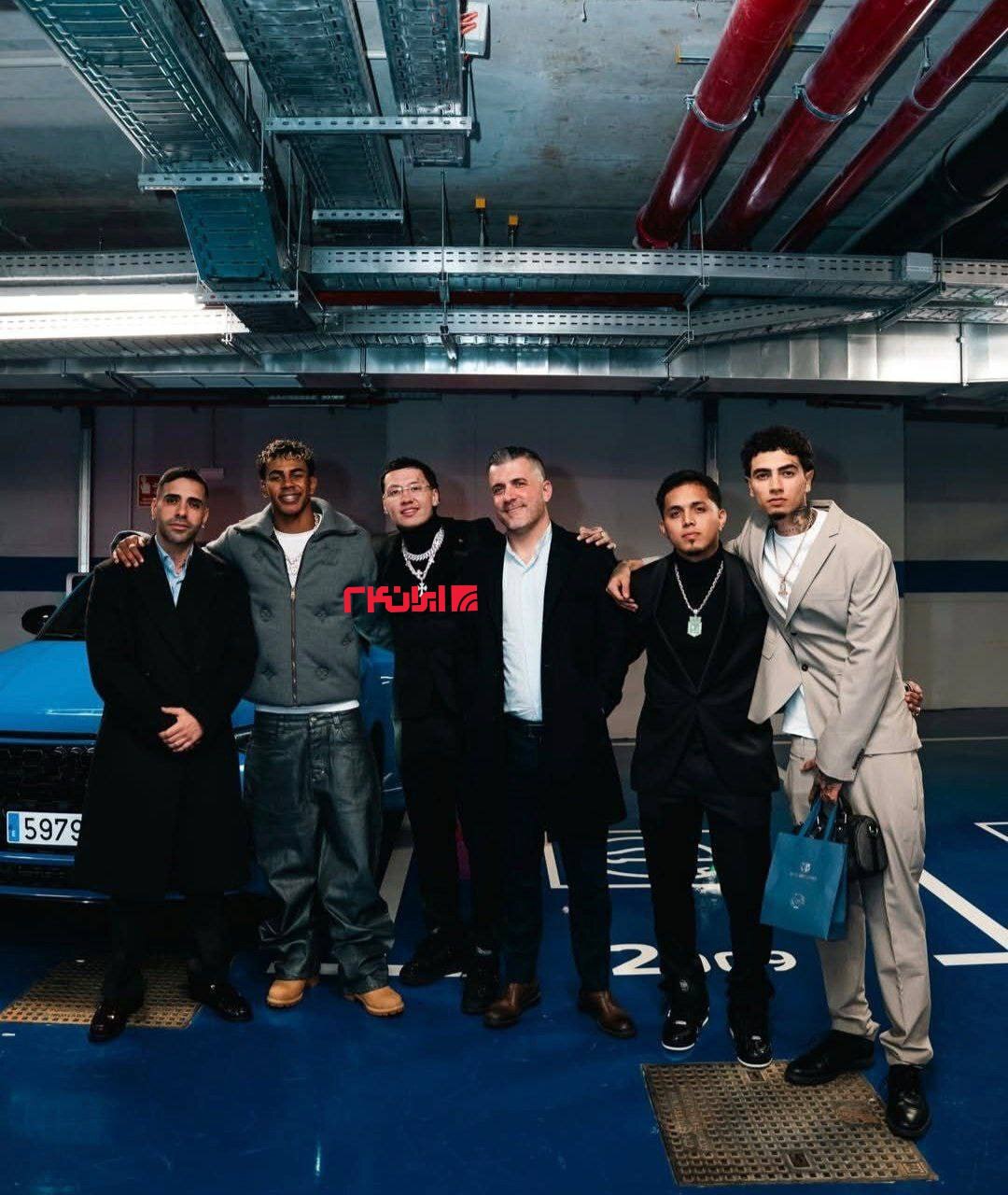 دیدار لامین یامال، ستاره بارسلونا با ساشا سبحانی