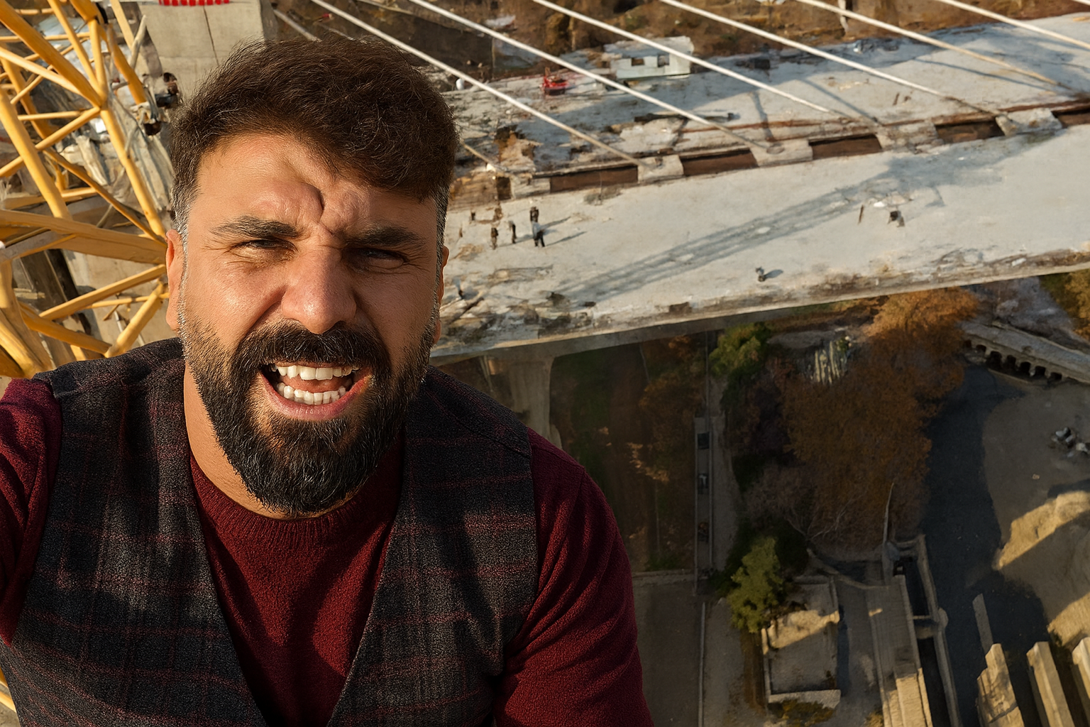 از تاور کرین تا اینستاگرام؛ بلندی‌های خطرناک بلاگری در البرز | شهرداری کرج اعتقادی به نظارت ندارد؟!