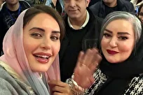 تصاویر| لحظات احساسی نعیمه نظام دوست با الناز شاکردوست در اکران مردمی «کج پیله»