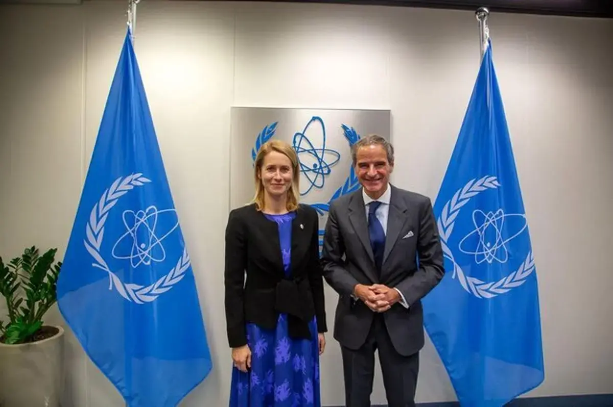 گروسی: با کایا کالاس درباره راستی‌آزمایی‌های مرتبط با ایران گفت‌وگو کردم