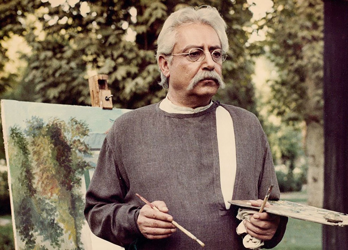 عکس | جمشید مشایخی ۳۸ ساله کنار مرتضی احمدی ۴۸ ساله؛ سال ۱۳۵۱