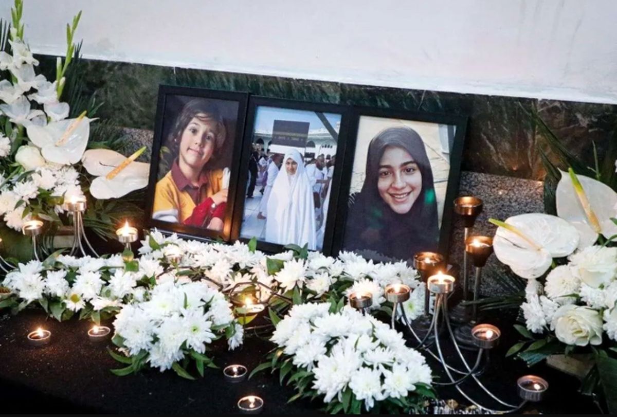 حضور مقامات کشوری و لشکری در مراسم ترحیم خانوادۀ سقاب اصفهانی + تصاویر