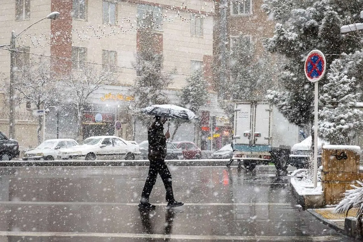 پیشبینی وضعیت هوا تا شنبه؛ بارش باران و برف در اکثر مناطق کشور بارش برف