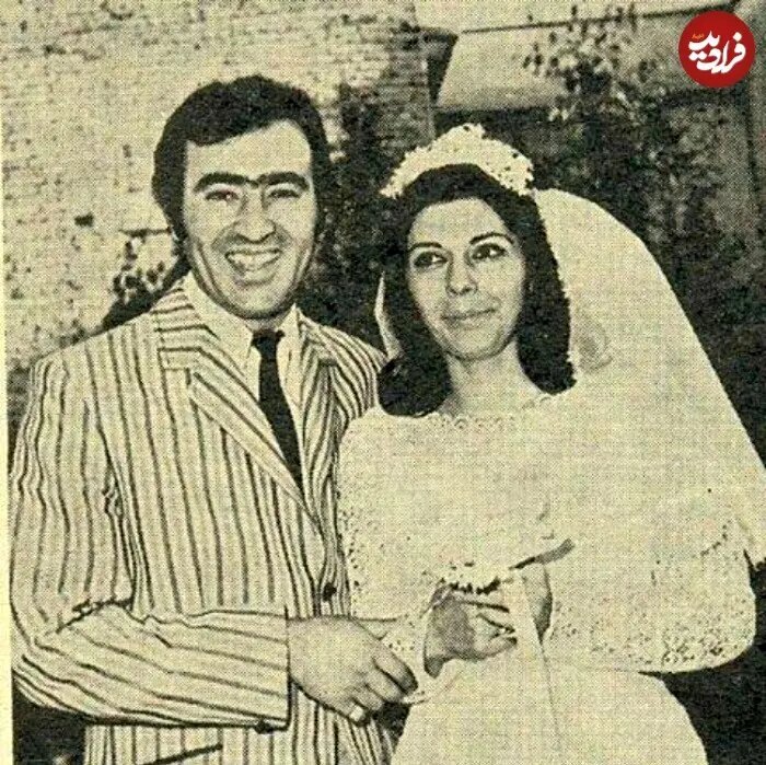 عکس قدیمی از مراسم عروسی ثریا قاسمی در سال ۱۳۴۹ عروسی ثریا قاسمی