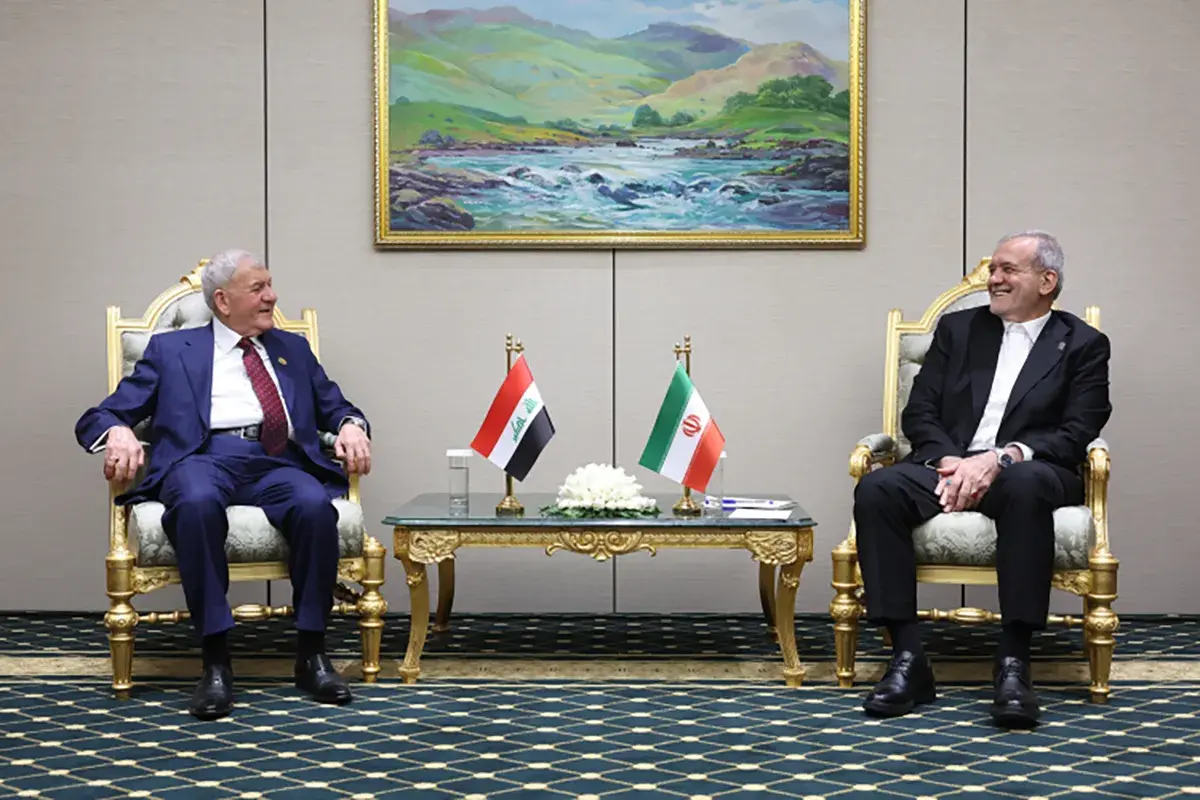ببینید| پزشکیان با رئیس جمهور عراق دیدار کرد