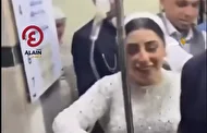 ببینید| خستگی شدید، عروس مصری را روانه بیمارستان کرد