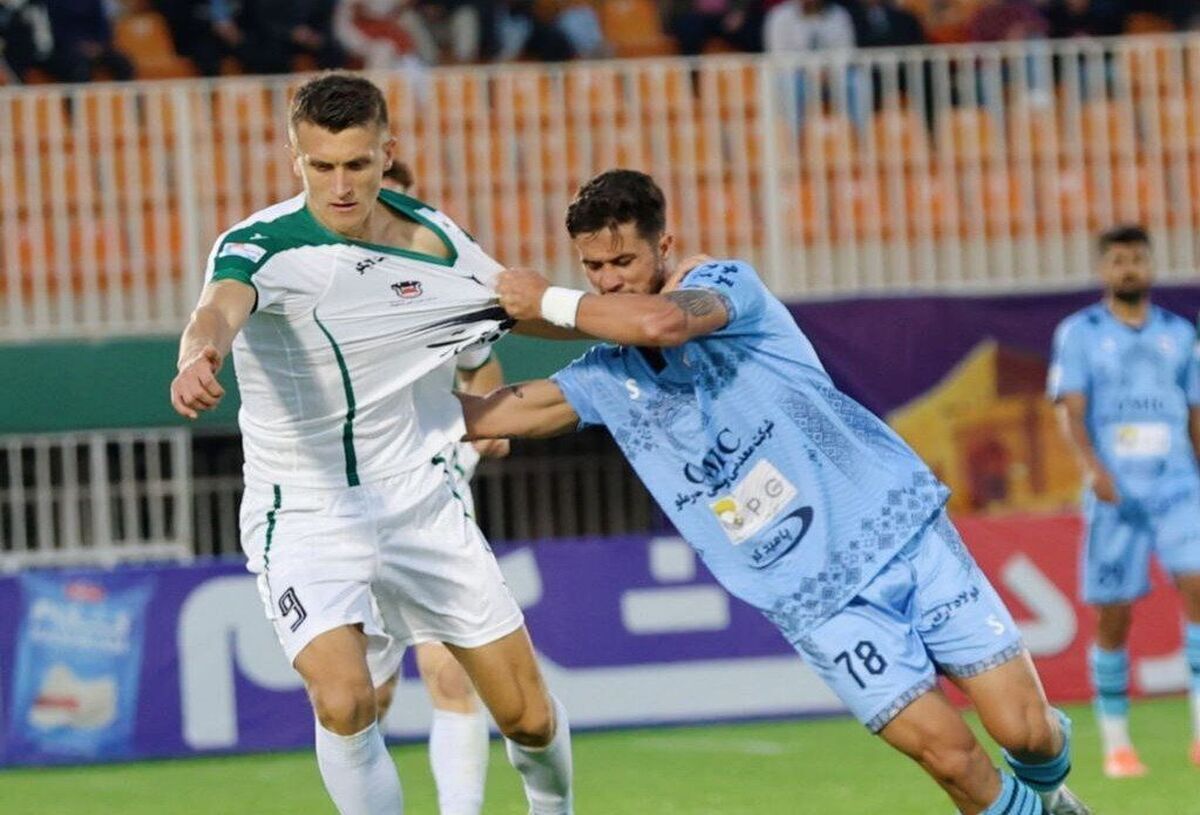 پوستر باشگاه پیکان برای بازی با تراکتور +عکس