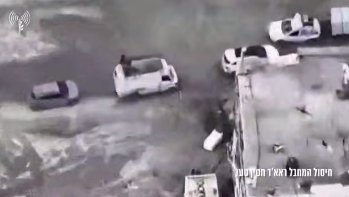 ببینید| لحظه ترور رائد سعد، مرد شماره ۲ حماس توسط پهپاد هرمس اسرائیلی